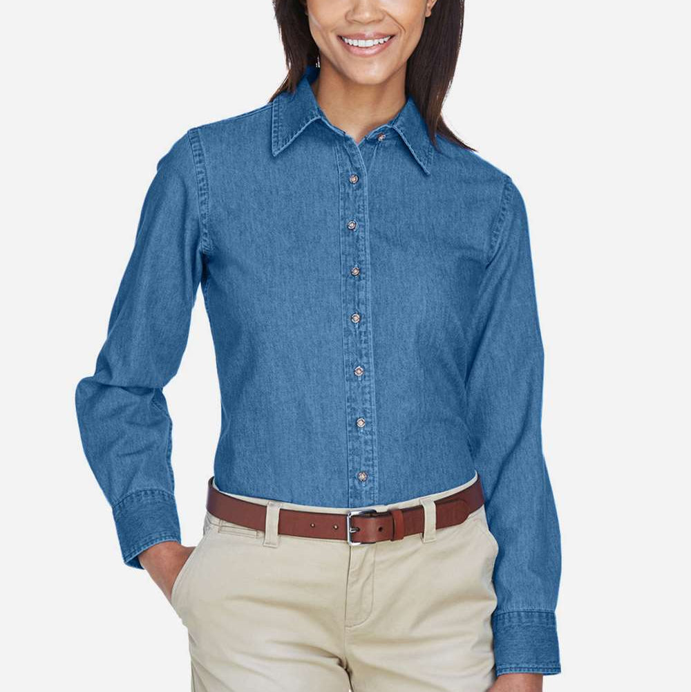Women's Denim Shirt Long Sleeve
