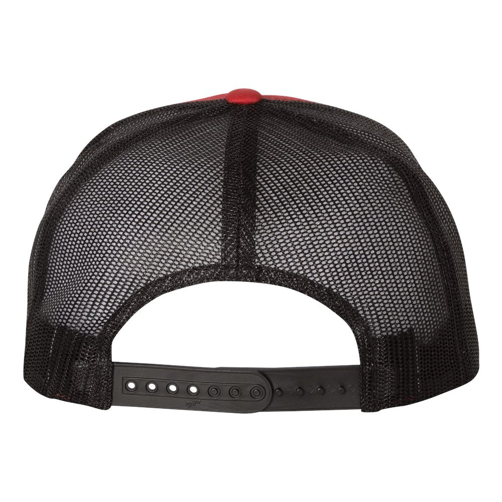 Flat cap with net and logo x6