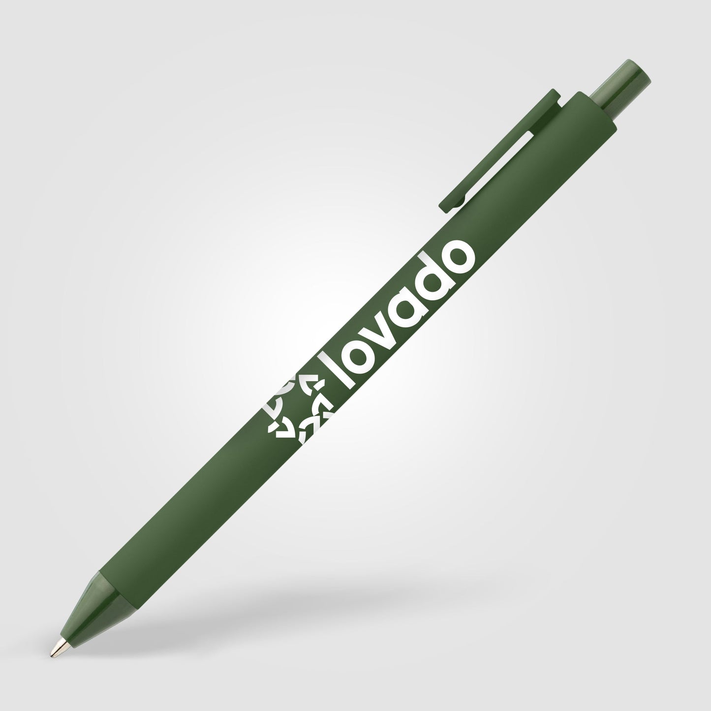 Bloom Soft Touch Pen – White Logo – 250 units