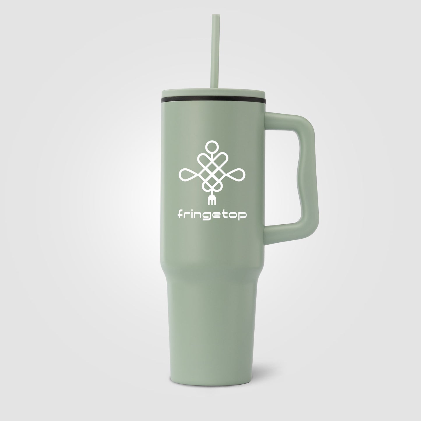Polar 40 oz Stainless Steel Tumbler and Straw - One Color Logo - 25 units