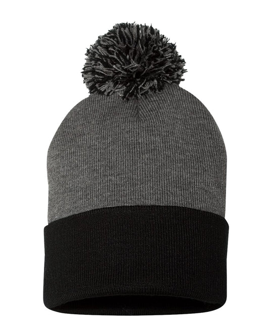 Pom-Pom Doubled Beenie with logo x6
