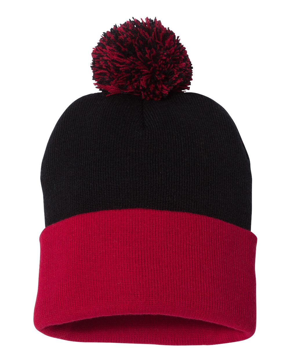 Pom-Pom Doubled Beanies with logo x6
