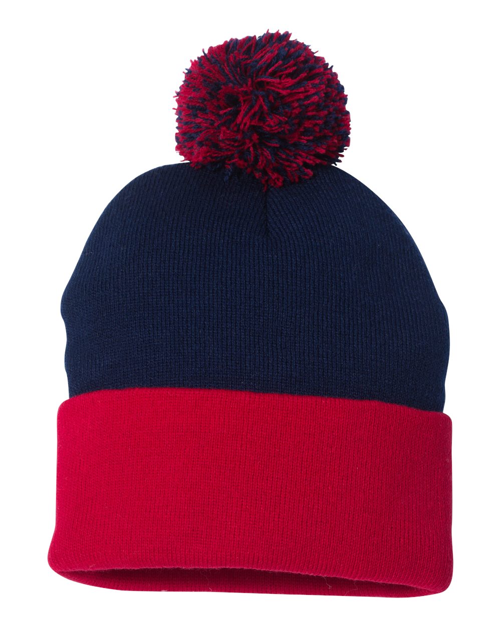 Pom-Pom Doubled Beanies with logo x6