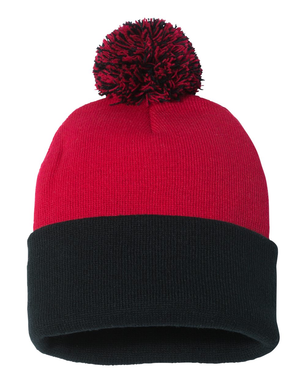 Pom-Pom Doubled Beanies with logo x6
