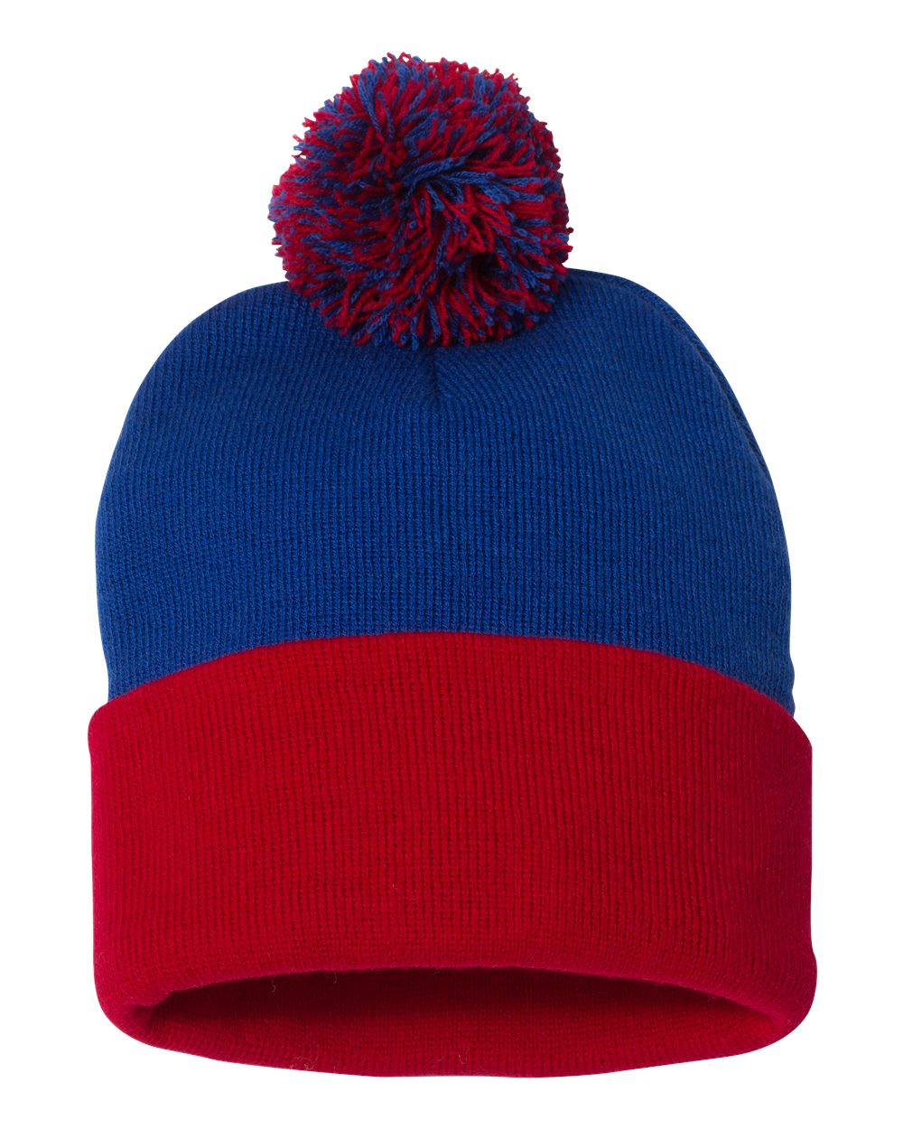 Pom-Pom Doubled Beanies with logo x6