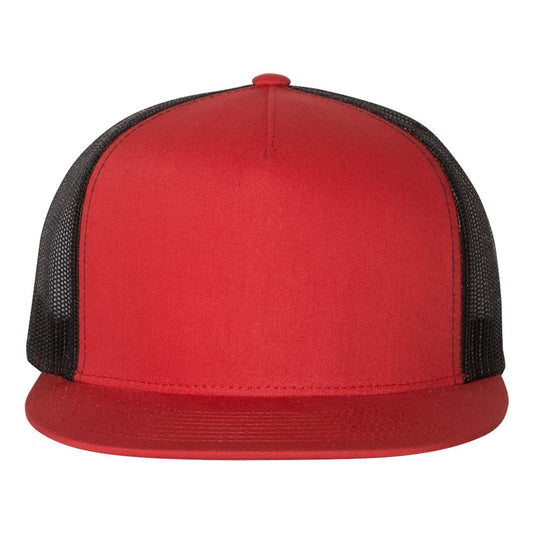 Flat cap with net and logo x6