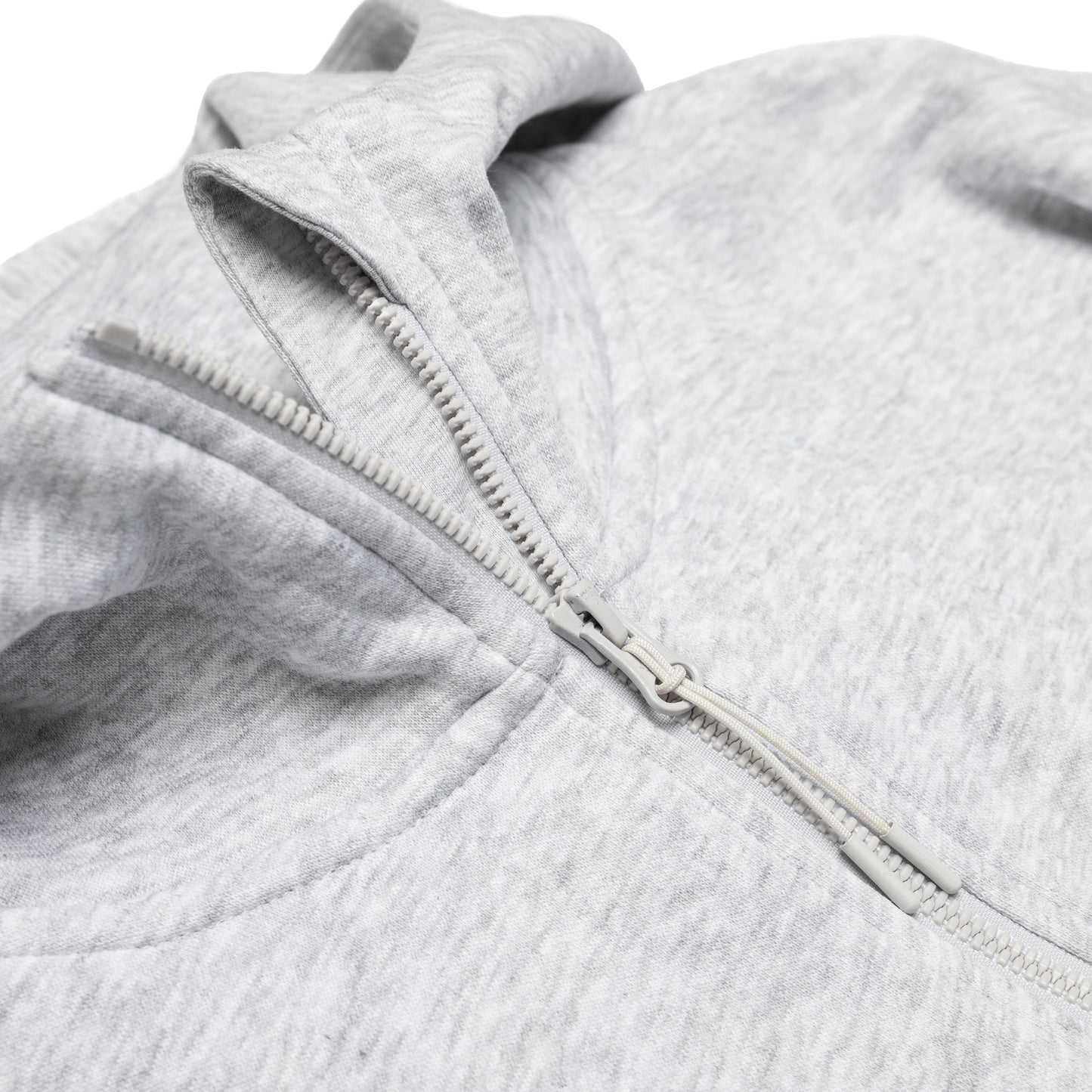 Women's Hoodie Zipped Crop Top