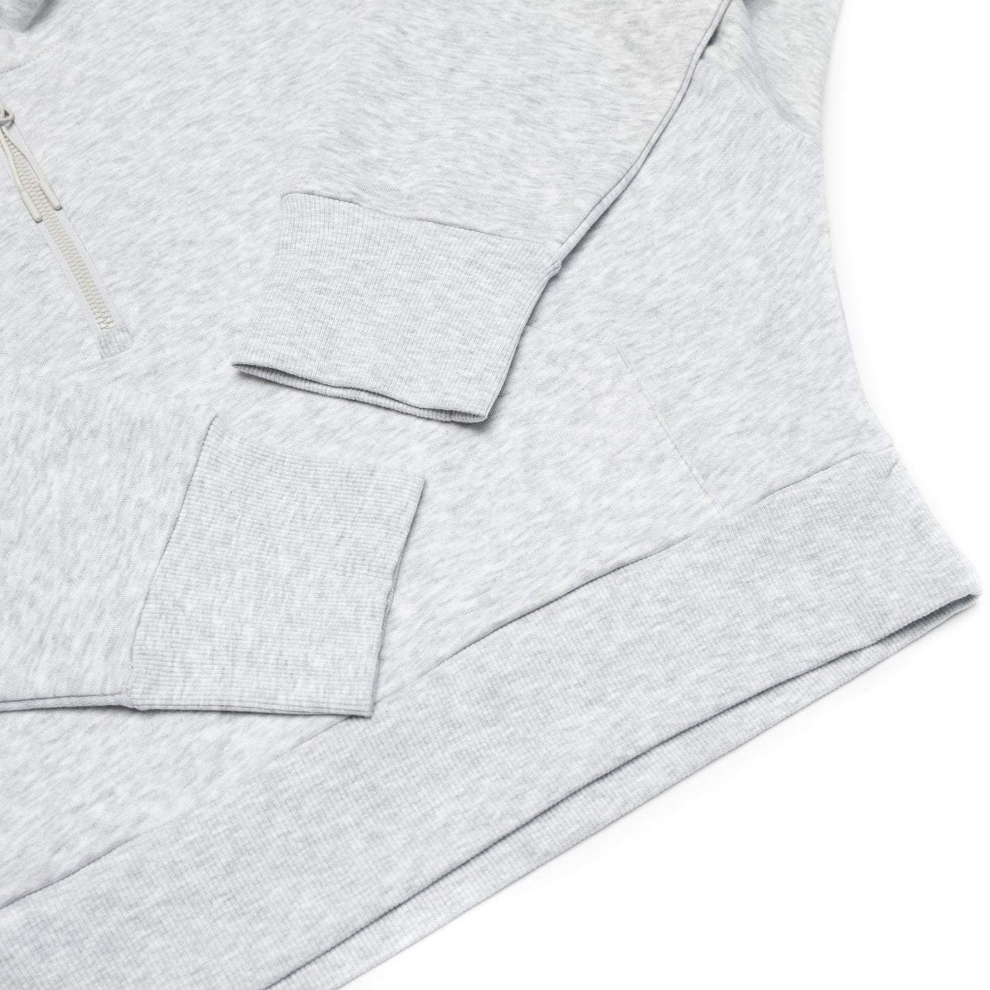 Women's Hoodie Zipped Crop Top