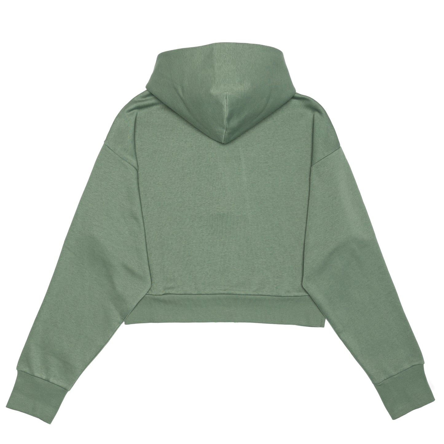 Women's Hoodie Zipped Crop Top