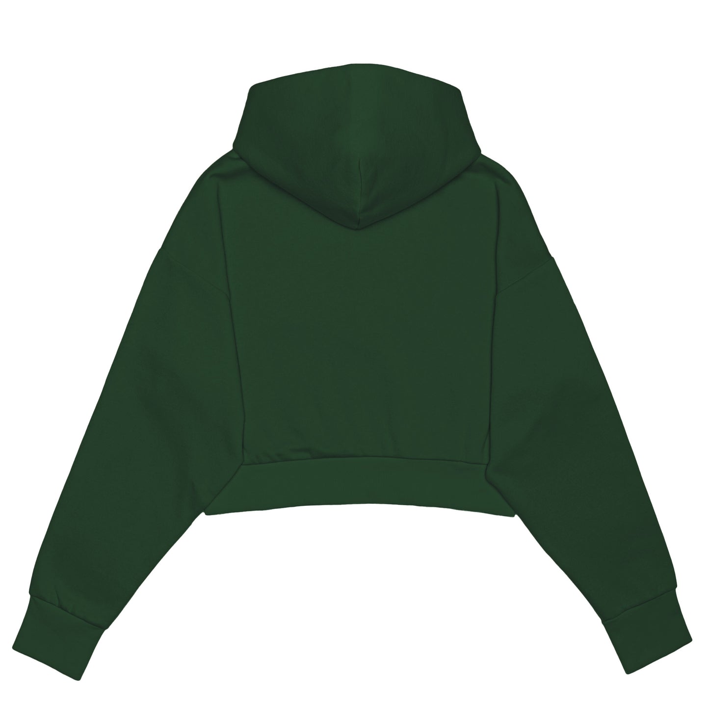 Women's Hoodie Zipped Crop Top