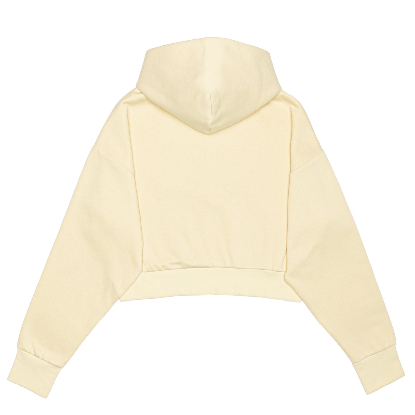 Women's Hoodie Zipped Crop Top