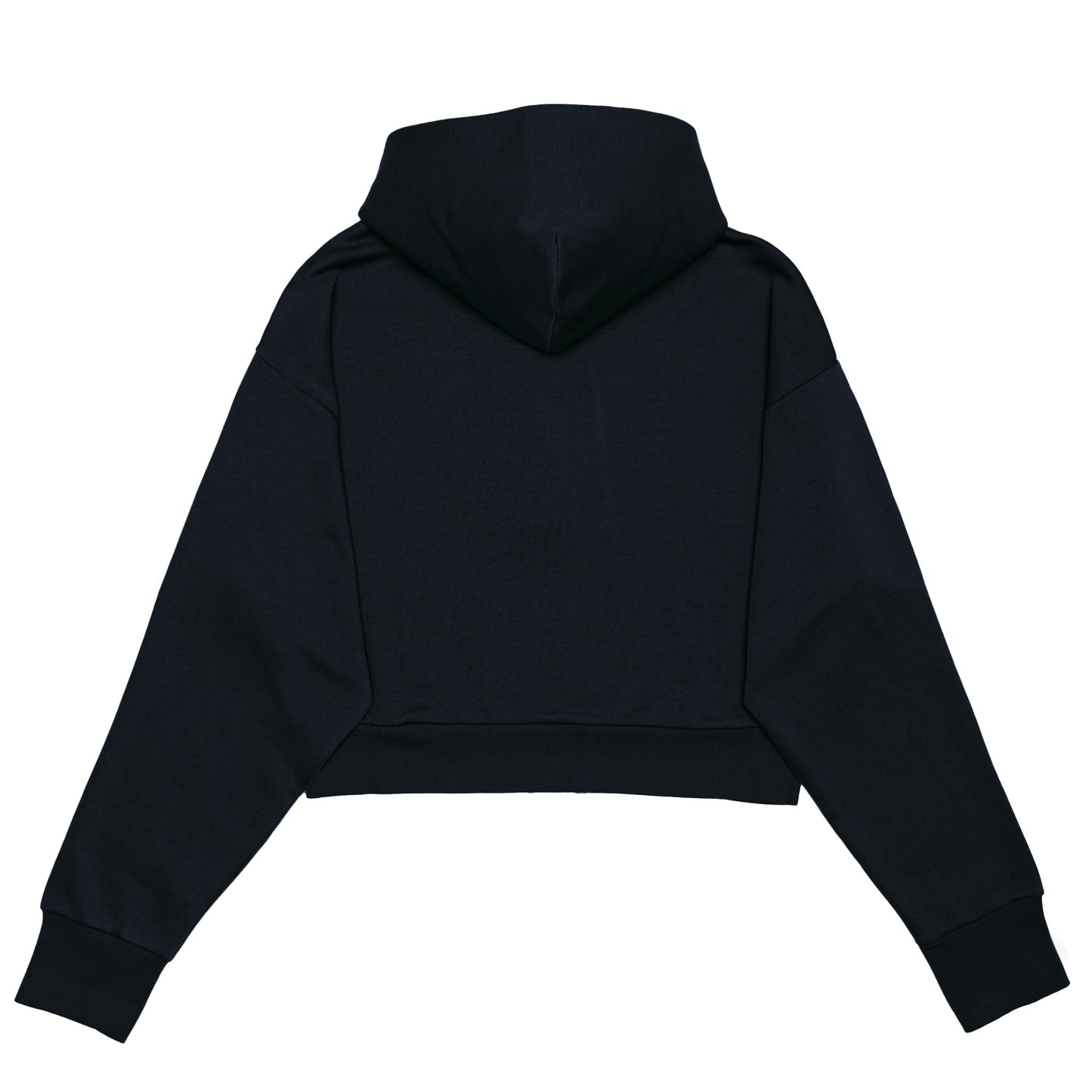 Women's Hoodie Zipped Crop Top