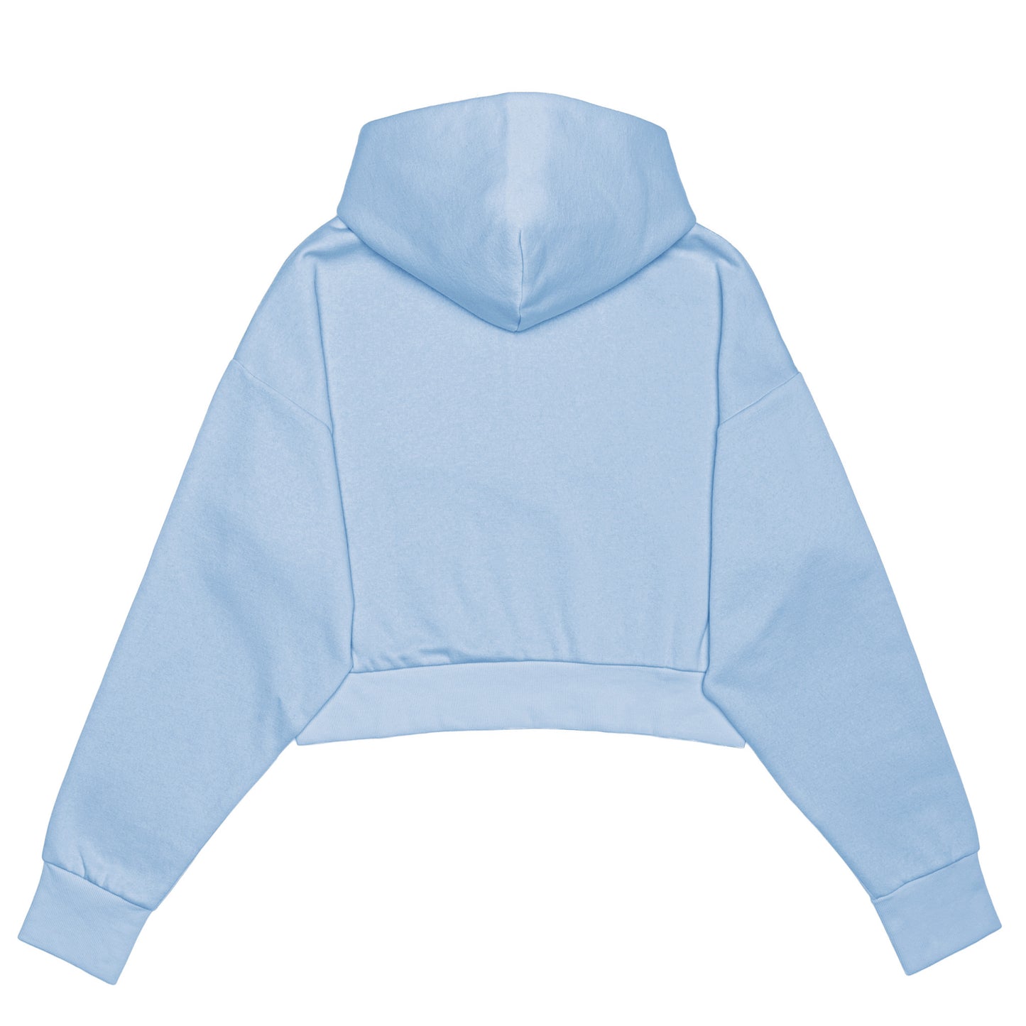 Women's Hoodie Zipped Crop Top