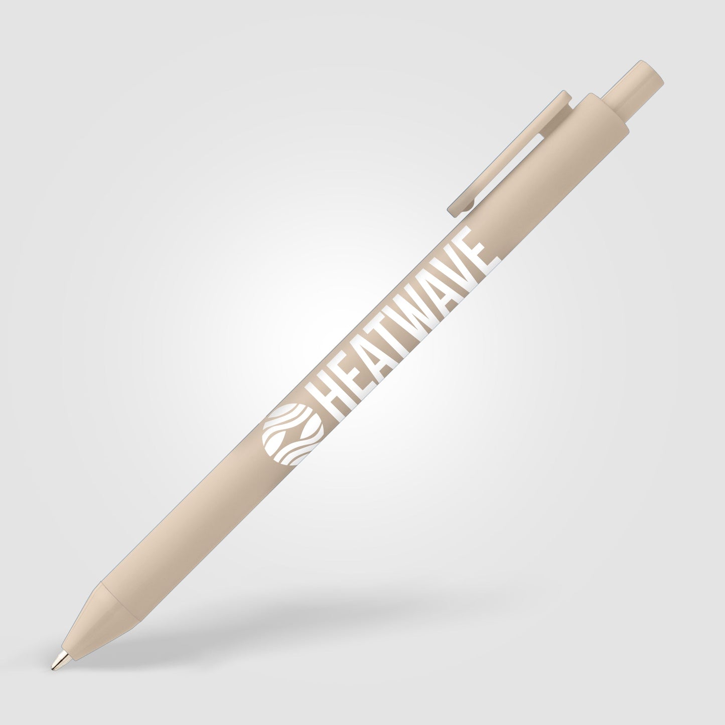 Bloom Soft Touch Pen – White Logo – 250 units