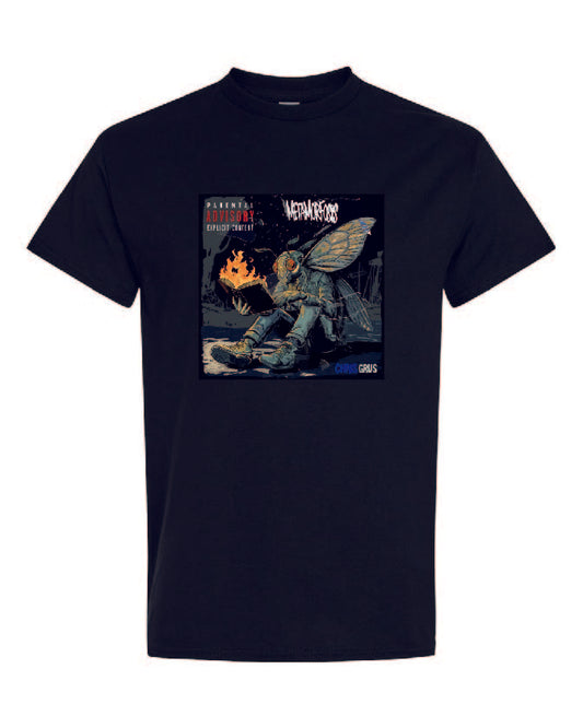Chris Grus black t-shirt official merchandise front view