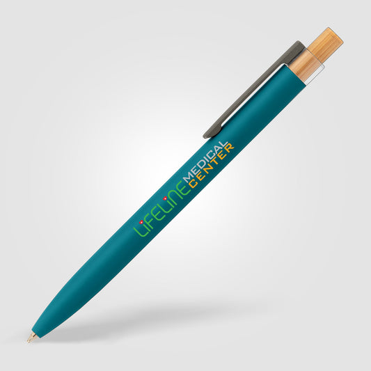 Reborn Bamboo Pen – Full Color Logo – 100 units